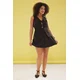 Trendyol Curve Black Regular Fit Front Tie Detail Knitting Plus Size Vest