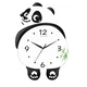 PandaTime™ plešoča LED stenska ura z motivom pande