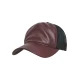 Synthetic Leather Trucker Chestnut Brown/Blk