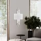 Opviq Zidna lampa Axis-15121, 35x75x10cm, IP20, Bijela