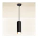 Brilagi - LED prigušiva luster na sajli SELE 1xGU10/6W/230V crna/zlatna