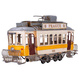 Tramvaj rumene barve 27,5 cm z napisom Prague metal free running