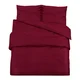 Vidaxl Posteljnina bordo 200x220 cm lahka mikrovlakna