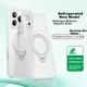 Tianjue Maska za mobilni telefon Iphone 17 Pro Max, Providno-bela