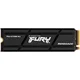 Kingston FURY Renegade 1TB SSD with Heatsink, M.2 2280, PCIe 4.0 NVMe, Read/Write 7300/6000MB/s, Random Read/Write: 900K/1000K IOPS