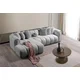 ATELIER DEL SOFA Ugaona garnitura N Line Left Grey
