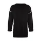 Trendyol Black Oversize Crew Neck Piping Detailed Knitwear Sweater