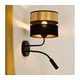 Brilagi - Zidna lampa ROYAL 1xE27/15W/230V + 1xG9/3W crna/zlatna