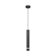 LED luster na sajli TUBA 1xGU10/4,8W/230V crna/hrom