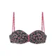 LASCANA Bikini zgornji del roza / črna / bela