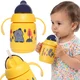Tommee Tippee Tommee Tippee Rumena skodelica z obteženo slamico, steklenička z ročaji ZA VODO 300ml 6m+ BPA & BPS free