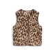 TOM TAILOR Brezrokavnik bež / rjava / kapučino