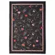 KLOCKBUSKE Tepih, ravno tkani, tamnosiva/cvet, 160x230 cm