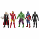 Hasbro Marvel Avengers: Beyond Earths Mightiest - Thor / Iron Man / Hulk / Captain America / Black Panther Action Figure Set (5 Pack) (F8677)