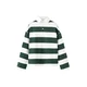 MANGO KIDS Majica temno zelena/bela
