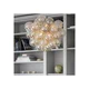 ByRydens 4200440-5503 - Luster na sajli GROSS 8xG9/4W/230V dimna/braon
