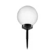 LED solarna lampa LED/1,2V 6500K 200 mAh prečnika 25 cm IP44 bela/crna