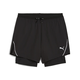 Mens Puma ULTRAWEAVE 2-in-1 5 Running Shorts, Black, Size XXL, Sport