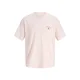 JACK & JONES Majica JORPOST azur / rumena / roza / bela