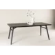 Venture Design Jedilna miza Sleek 75x195x95 cm črna