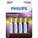 Philips - baterija Philips Lithium Ultra AA-LR6, 4 komada