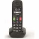 SIEMENS GIGASET E290 - DECT/GAP brezžični telefon, osvetljeni gumbi, varuška, barva črna