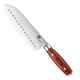 Santoku nož GERMAN PAKKA WOOD, 18 cm, smeđa, Dellinger