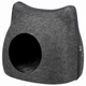 Trixie Cat Cave - Mačja jama iz klobučevine - siva 38 x 35 x 37 cm