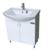 Lapino 4842 Lavabo sa ormarićem, 75x85cm, Beli