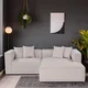 Atelier del Sofa Kutna sofa 230x69x180cm Bež