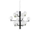 Ideal Lux - LED luster na sajli COPERNICO 12xG9/3W/230V prečnik 71 cm crna
