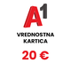 A1 Slovenija vrednostna kartica 20 EUR