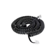 CABLETECH Telefonski kabel spirala 0.7m/4.2m črni, (20811582)