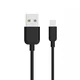shumee Kabel USAMS Lightning, 1 m, hitro polnjenje, črne barve