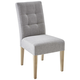 Carryhome STOL, les, tekstil siva, hrast