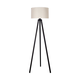 Duolla - Stojeća lampa 1xE27/60W/230V preč. 44 cm krem/wenge