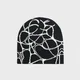 Cropp - Kapa beanie s printom - CRNO
