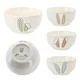 Porcelanasta skleda 480ml zajčja ušesa 64414