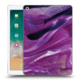 Silikonski prozorni ovitek za Apple iPad 9.7 2017 (5. gen) - Purple glitter