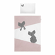 3-delna posteljnina Belisima Mouse 100/135 roza