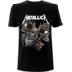 Metallica Skull Moth Majica s kratkimi rokavi Black 2XL