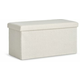 Tabure NYSTED 76x38 sa prost. za odlaganje pr. bela teddy