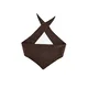 Penti Šal PENTI Corine Bandana temno rjava