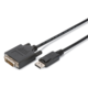 ASSMANN Electronic AK-990900-020-S video cable adapter 2 m DisplayPort DVI Black