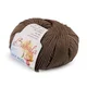Pletena volna, svila Babala 50 g - (014) svetlo rjava
