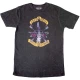 Guns N Roses Majica Appetite Washed Unisex Dip-Dye on Black M