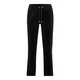Juicy Couture Petite Hlače TINA črna / srebrna