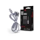 Maxlife 3in1 Kabel USB - Lightning + USB-C tipC + microUSB 1M