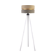 Duolla - Podna lampa DUO 1xE27/60W/230V, prečnik 44 cm, bež/siva/bela