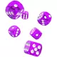 Kockice Oakie Doakie Dice D6 16 mm Translucent - Purple (12)